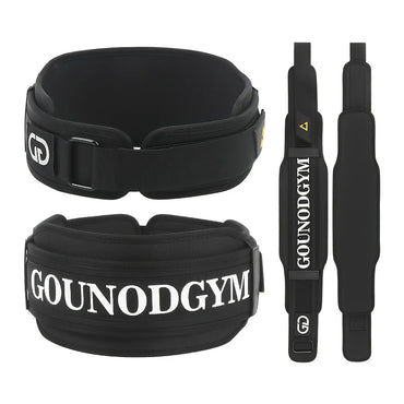 GOUNOD is an adjustable weightlifting fitness belt that provides long-lasting lumbar support for core stability strength trainin