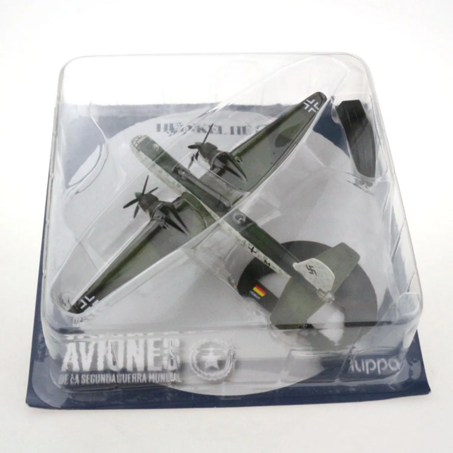 21.8cm Alloy Metal Aircraft Model Toy 1/144 Scale WWII Germany Heinkel He 177 Attack Airplane Diecast Models For Collection
