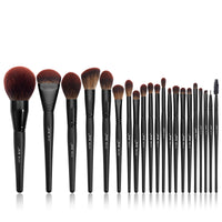 Jessup Makeup Brushes Set 3-21pcs Premium Synthetic Big Powder Foundation Concealer Eyeshadow Eyeliner Spoolie Wooden T271