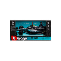 Bburago 1:43 New F1 Mercedes-AMG 2025 W16 #63 George Russell #12 Kimi Antonelli Alloy Car Die Cast Model Toy Collectible