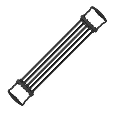 5-Tube Chest Expander Resistance Band Adjustable Arm Strength Trainer for Muscle Building Bodybuilding Home Gym Workout
