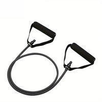 1pc 4-Level Resistance Bands with Handles for Home Workouts, Strength Training, Yoga & Pilates