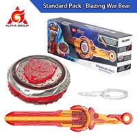 Infinity Nado 6 Power Pack - Spirit Wind Panda Upgraded Metal Spinning Top Gyro ,39cm Sword Launcher Kid Toy Birthday Gift