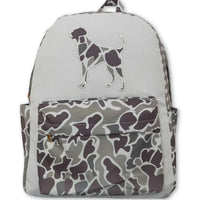 Baby Kids Boys Camo Dog Hunting Backpack Zip Back Bags