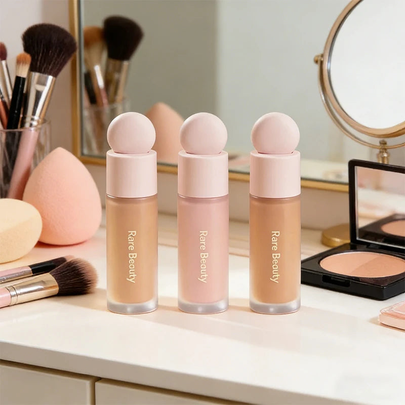 New Rare Beauty Liquid Foundation Waterproof Oil-control Concealer Waterproof Moisturizing Natural Makeup Face Base Cosmetics