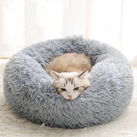 Winter Thickened Plush Pet Bed | 40CM Round Warm Nest for Small Dogs, Cats, Kittens & Puppies | Cozy Pet Supplies