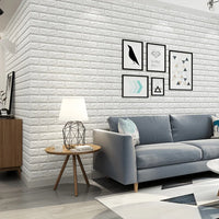 20pcs 3D Wall Tile Stickers - Self-Adhesive Waterproof Foam Peel-Cut For Kitchen Bathroom Decor | 24-hour Shipping