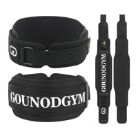 GOUNOD is an adjustable weightlifting fitness belt that provides long-lasting lumbar support for core stability strength trainin