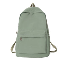 Simple solid color casual backpack, lightweight and high school student bag, multifunctional backpack,Suitable for travel,school