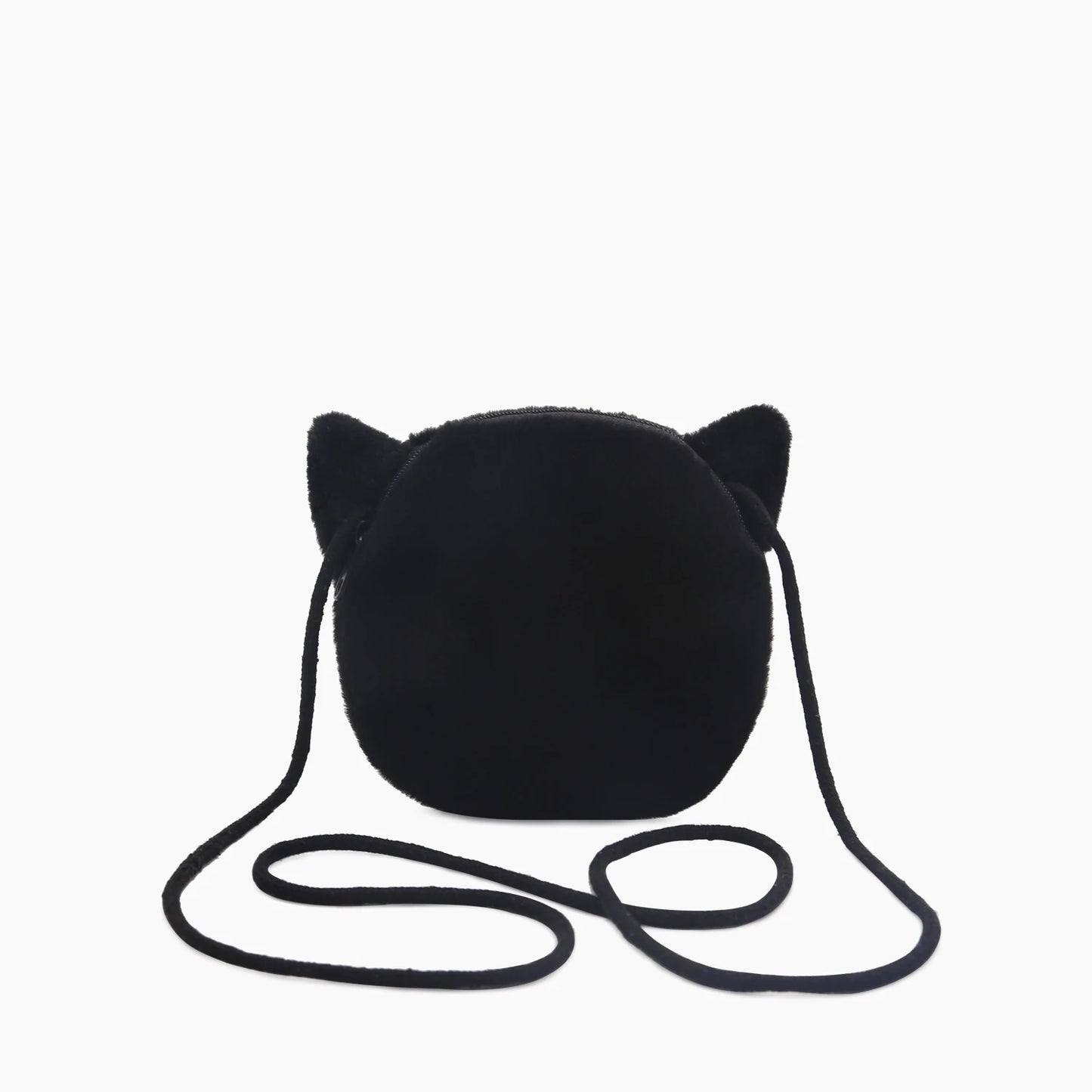 Cartoon Cute Cat Crossbody Bag Coin Purse for Men, Women, and Children Plush Mini Shoulder Bag