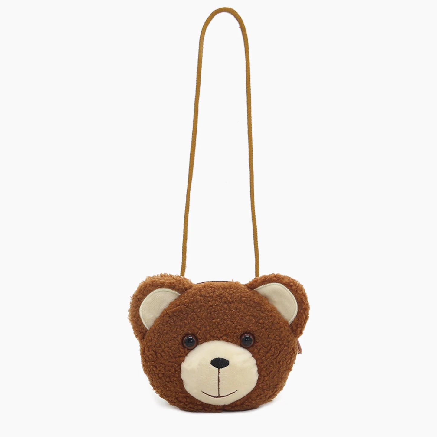 Cartoon Cute Cat Crossbody Bag Coin Purse for Men, Women, and Children Plush Mini Shoulder Bag