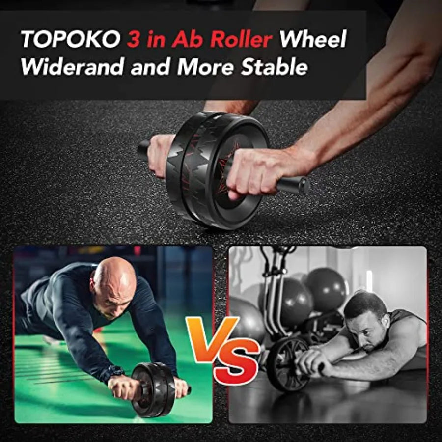 AB Roller Wheel for Abdominal Workout and Core Strength Training Portable Ab Wheel Roller Exercise for Men Women Fitness Lover