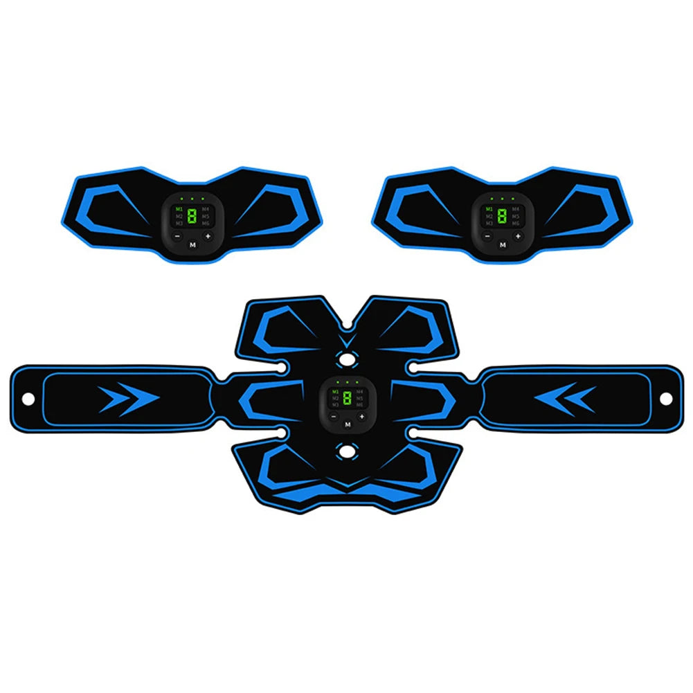EMS Abdominal Training Device LED Display Ab Sport Exercise Belt USB Rechargeable Ab Workout Equipment Machine for Men and Women