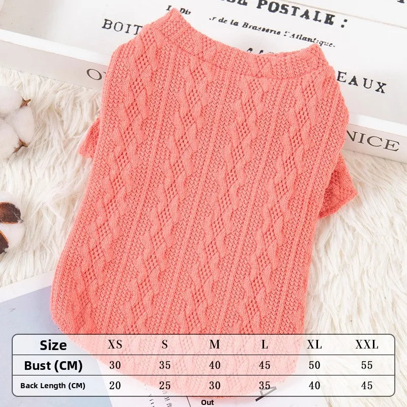 Anti-Loss Fur  Clothes Spring Summer Style Four-Legged Home Wear for Kittens Polyester Fiber Warm Casual Pet Apparel