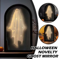 Halloween Holographic Ghost Mirror Nightlight Home Room Horror Decoration Ghost Halloween Party Supplies Haunted House Props