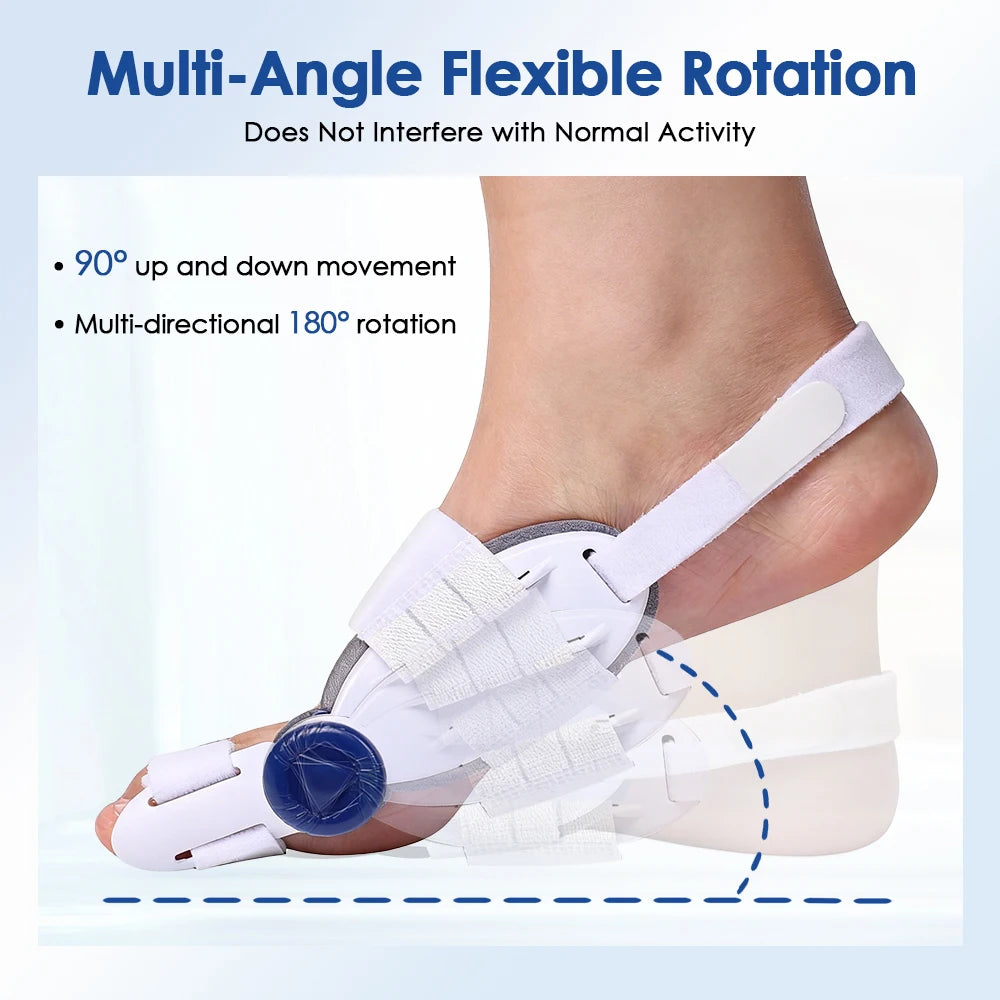 Bunion Corrector with Cooling Pad Adjustable Foot Hallux Valgus Braces Toe Corrector Straightener Pedicure Toe Corrector