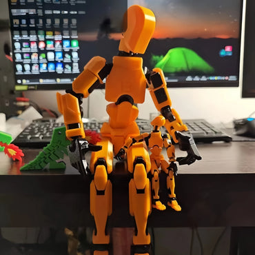 6 pieces of movable action figures, fully articulated model toys, suitable gifts for boy and girl collectors, movable joint toys