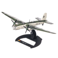 21.8cm Alloy Metal Aircraft Model Toy 1/144 Scale WWII Germany Heinkel He 177 Attack Airplane Diecast Models For Collection