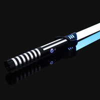 RGB Metal Lightsaber Dueling Smooth Swing Laser Sword Sabre De Luz 16 Color Changing 16 Sounds FOC Rave Flashing Toy