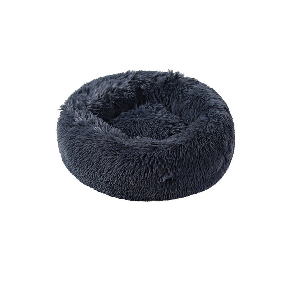 Winter Thickened Plush Pet Bed | 40CM Round Warm Nest for Small Dogs, Cats, Kittens & Puppies | Cozy Pet Supplies