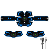 EMS Abdominal Training Device LED Display Ab Sport Exercise Belt USB Rechargeable Ab Workout Equipment Machine for Men and Women