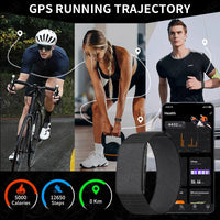 LIGE No Screen Smart Watch Men's Sports Outdoors Fitness Heart Rate Monitor 1ATM Waterproof New Smartwatch For Andrio IOS 2025