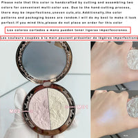 Flower Knows Little Angel Embossed Face Highlighter Palette Diamond Glitter 3D Contour Waterproof Long-lasting Makeup Shimmer 8g
