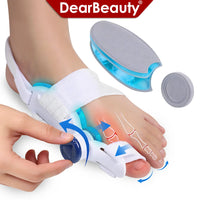 Bunion Corrector with Cooling Pad Adjustable Foot Hallux Valgus Braces Toe Corrector Straightener Pedicure Toe Corrector