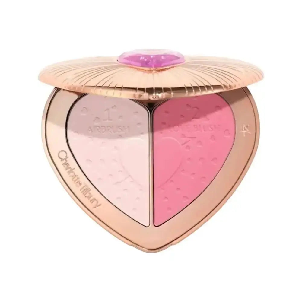 Charlotte Tilbury CT Spring Atmosphere Cushion Blush Liquid Heart-shaped Dual-color Highlight-like Brightens Facial Details