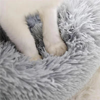 Winter Thickened Plush Pet Bed | 40CM Round Warm Nest for Small Dogs, Cats, Kittens & Puppies | Cozy Pet Supplies