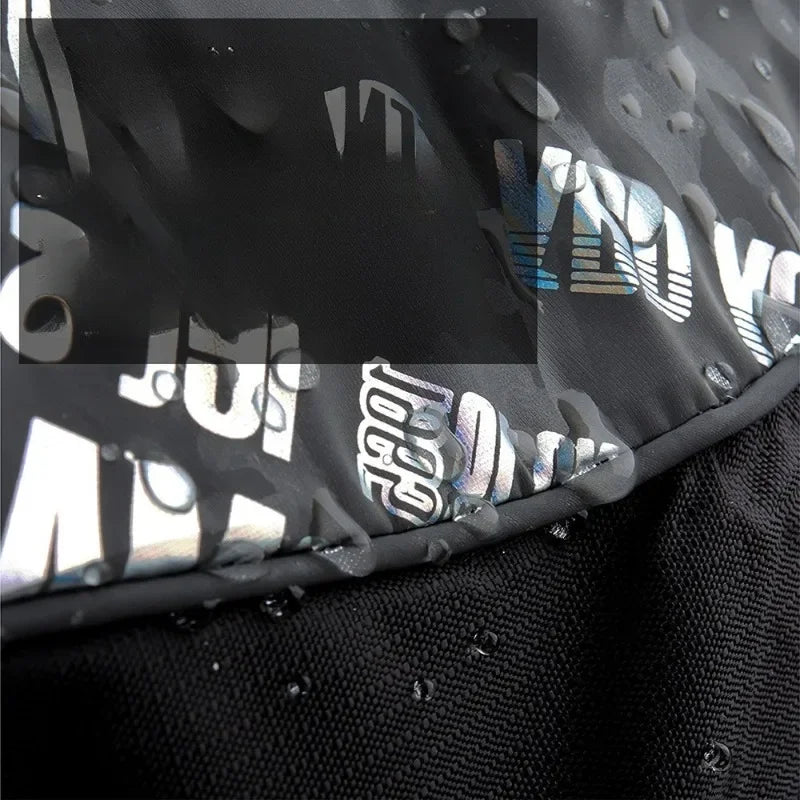 Xl-6xl Winter New Reflective Pet Clothing Dog Warm Fur Collar Black Cotton Coat Pet Jacket Large Dog Clothing Pet Supplies
