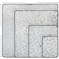 Pet puppy pad, 2-piece washable dog urine pad, waterproof and anti slip urine pad training 18 inches x 24 inches