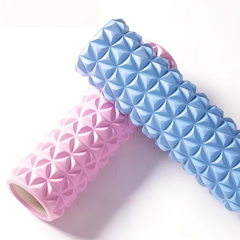 3D Diamond Foam EVA Massage Roller Hollow Yoga Column Fitness Equipment For Muscle Physiotherapy And Sports Rehabilitation Rolle