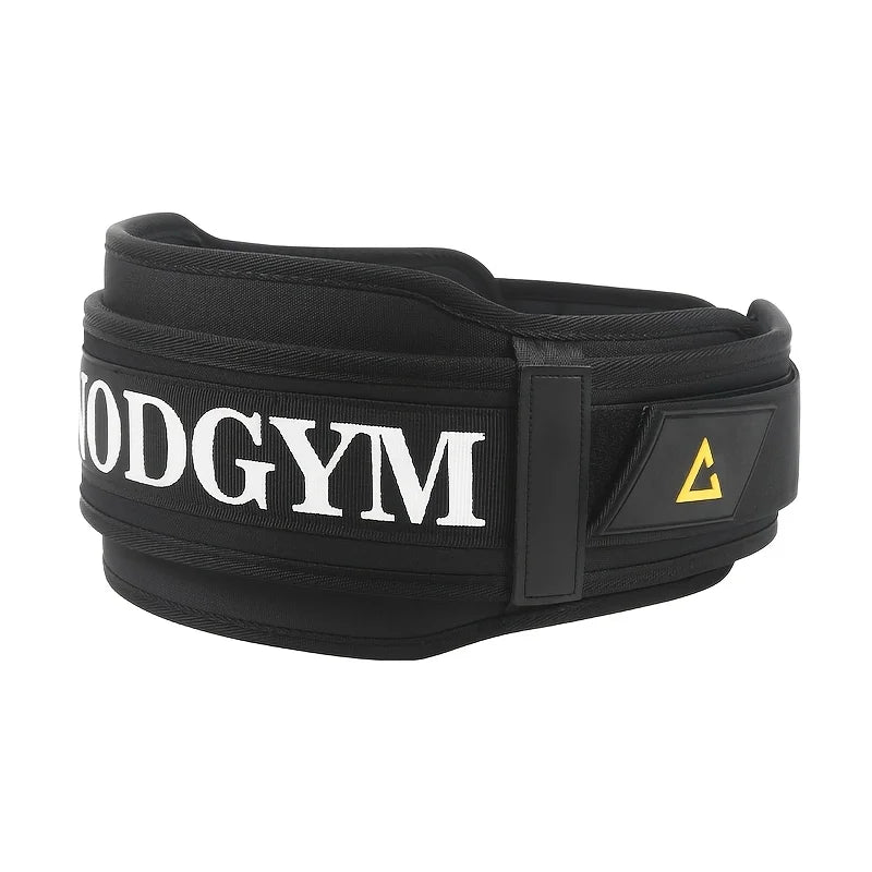 GOUNOD is an adjustable weightlifting fitness belt that provides long-lasting lumbar support for core stability strength trainin
