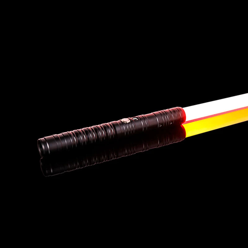RGB Metal Lightsaber Dueling Smooth Swing Laser Sword Sabre De Luz 16 Color Changing 16 Sounds FOC Rave Flashing Toy