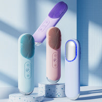 Multi-Function Electric Facial Cleansing Brush Rechargeable Waterproof Hot Compress Massage Sonic Vibration Silicone Face Cleane