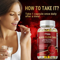Blood Flow Care - Promotes Leg Vein, Heart, Blood Vessel and Cardiovascular Health, Supporting Blood Circulation