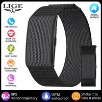 LIGE No Screen Smart Watch Men's Sports Outdoors Fitness Heart Rate Monitor 1ATM Waterproof New Smartwatch For Andrio IOS 2025