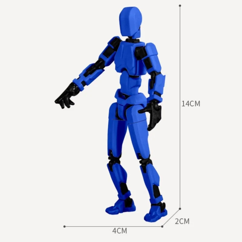 6 pieces of movable action figures, fully articulated model toys, suitable gifts for boy and girl collectors, movable joint toys