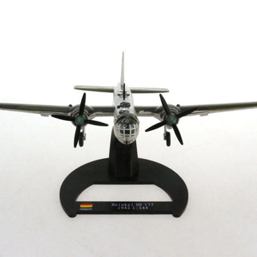 21.8cm Alloy Metal Aircraft Model Toy 1/144 Scale WWII Germany Heinkel He 177 Attack Airplane Diecast Models For Collection