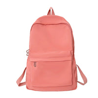 Simple solid color casual backpack, lightweight and high school student bag, multifunctional backpack,Suitable for travel,school