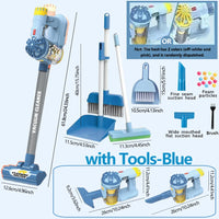 Kids Simulation Electric Vacuum Cleaner Toy Set Housekeeping Role Play Educational Toys for Toddlers Perfect Gift for Girls Boys