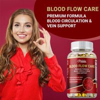 Blood Flow Care - Promotes Leg Vein, Heart, Blood Vessel and Cardiovascular Health, Supporting Blood Circulation