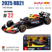 Bburago 1:43 New F1 Mercedes-AMG 2025 W16 #63 George Russell #12 Kimi Antonelli Alloy Car Die Cast Model Toy Collectible