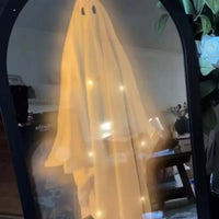 Halloween Holographic Ghost Mirror Nightlight Home Room Horror Decoration Ghost Halloween Party Supplies Haunted House Props