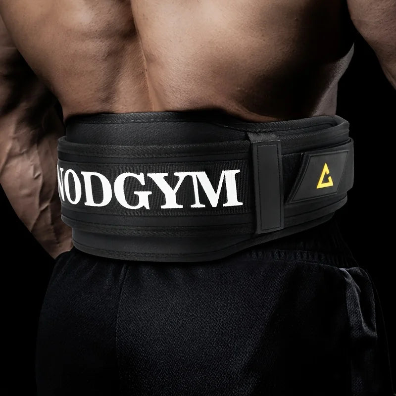 GOUNOD is an adjustable weightlifting fitness belt that provides long-lasting lumbar support for core stability strength trainin