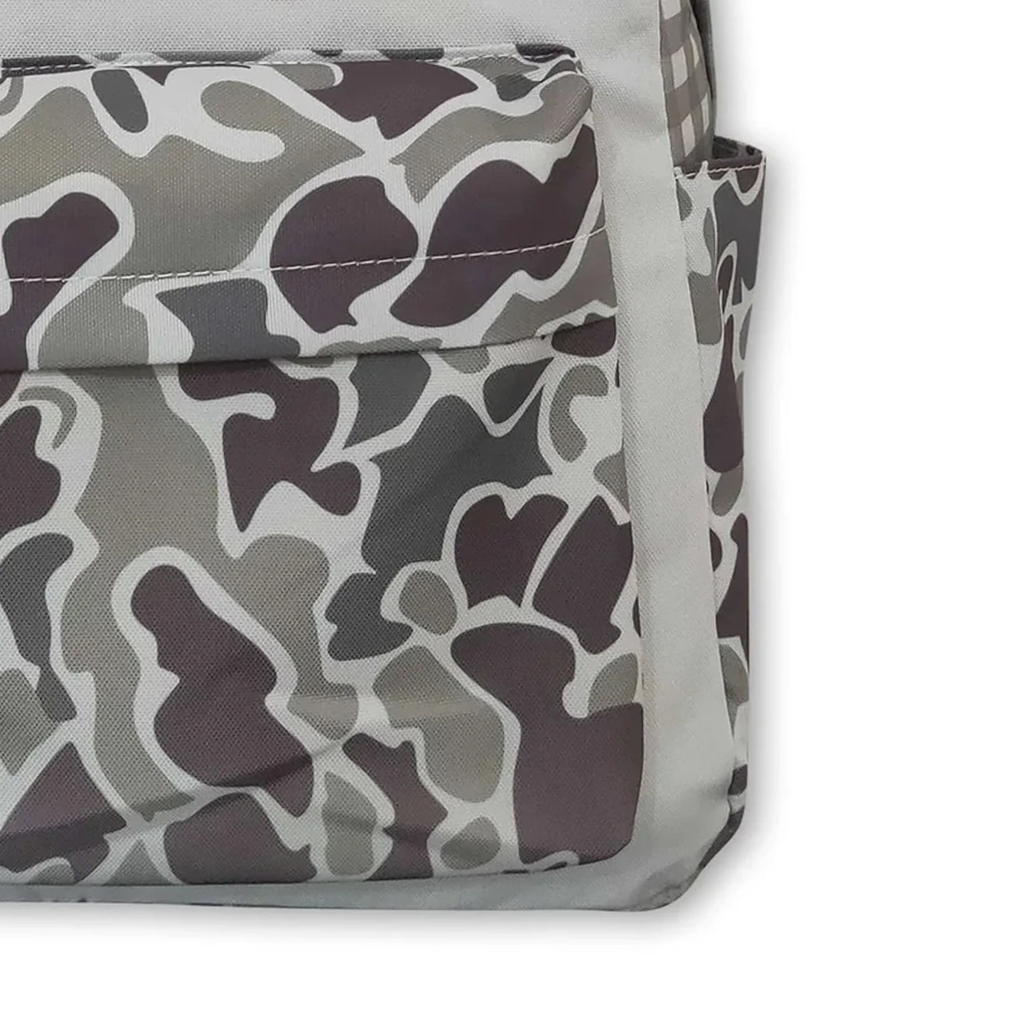 Baby Kids Boys Camo Dog Hunting Backpack Zip Back Bags