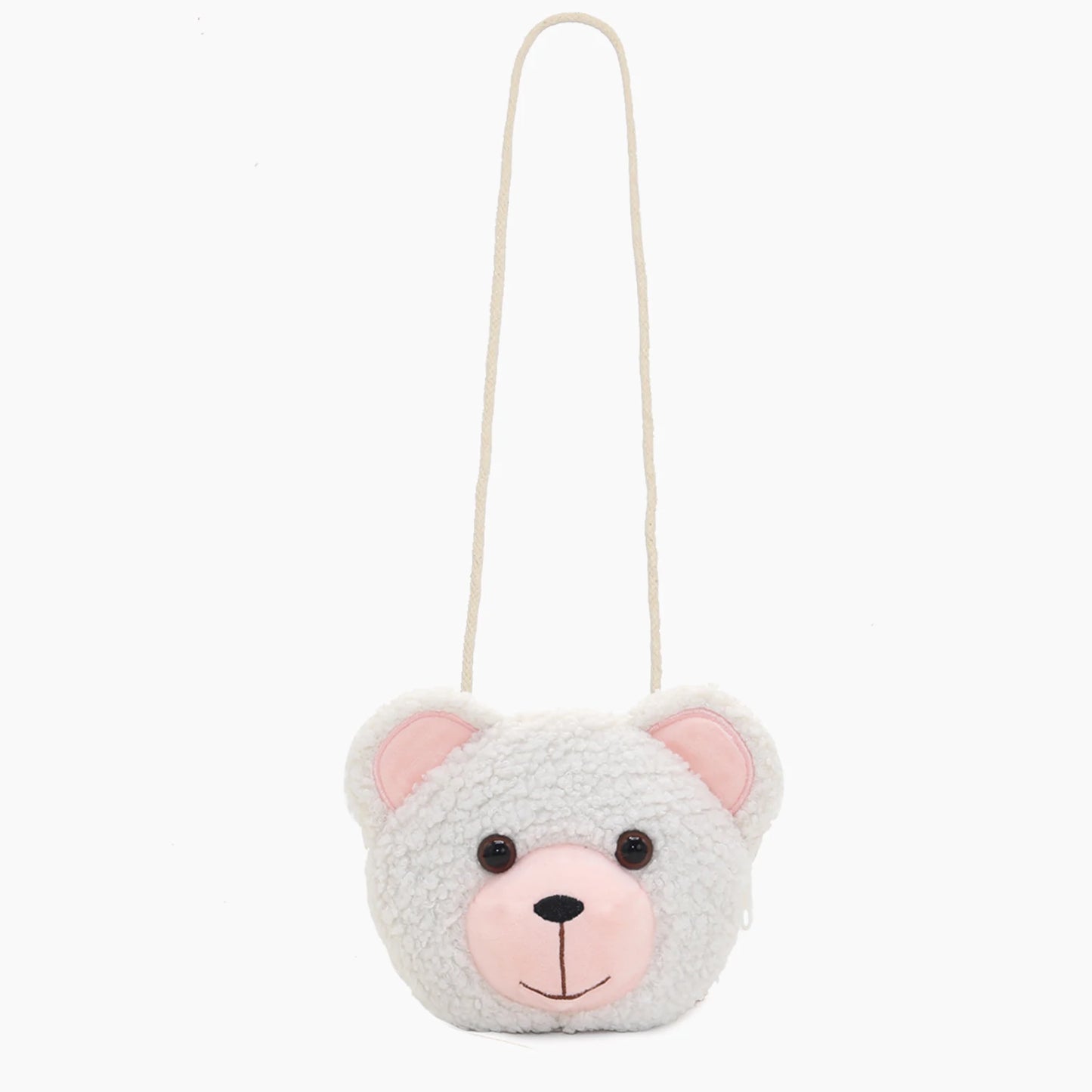 Cartoon Cute Cat Crossbody Bag Coin Purse for Men, Women, and Children Plush Mini Shoulder Bag